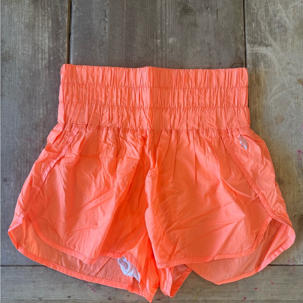 Vibrant Orange Athletic Shorts